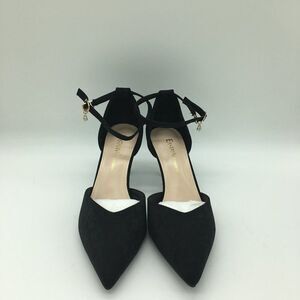 Eastanna Pointy Toe Ankle Strappy Pumps Mid Heels Sandals